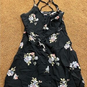 Abercrombie & Fitch Black Floral Dress
